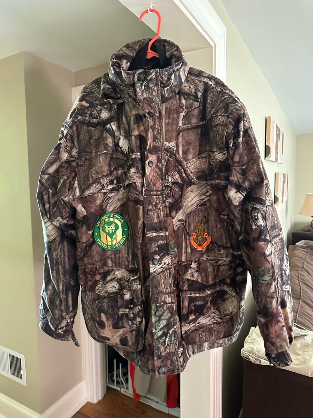 Men's Brown Camouflage Insulated Hunting Jacket Yukon Outdoor Gear XL